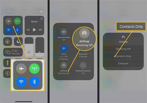 Tap AirDrop, then choose an option. You can also set your AirDrop options in Control Center: On iPhone X or later, swipe down from the upper-right corner of the screen to open Control Center. Or follow the same motion to open Control Center on your iPad with iOS 12 or later or iPadOS. On your iPhone 8 or earlier, swipe up from the …
